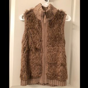 Fenn Wright Manson Fur Sweater Vest
